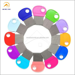 Peine para piojos de doble diente directo de fábrica, peines de bolsillo personalizados - Product Image 6