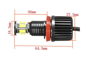 Phong cách mới COB với góc mắt 20 Wát Led Đèn Pha được xây dựng trong Fan Xe Máy Ánh sáng h4/ba20d/H6 Led Đèn Pha - Product Image 4