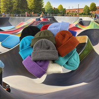 2025 Unisex gebreide beanie met aangepast logo, ademend, waterdicht, acryl, fruitletterpatroon, casual, warme wintermuts