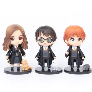 Wholesale One Set Mini Q Version Harry and Potter Anime Action Figure Toy