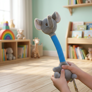 Lot de 10 jouets sensoriels Pop Tube en forme d'éléphant pour fêtes - Jouet anti-stress et anti-anxiété pour enfants - Product Image 2
