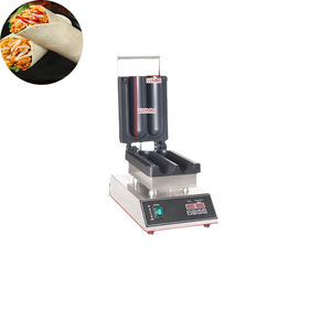 Tostador de Rollos de <span class=keywords><strong>Pollo</strong></span> Comercial en Oferta, Máquina de Rollos de Carne de Dos Rejillas, Asador de <span class=keywords><strong>Pollo</strong></span> Rotatorio con Calentamiento Eléctrico - Product Image 2