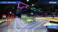Gooest Football Simulation numérique Jeux de sport Centre de divertissement de football intérieur interactif et aire de jeux intérieure