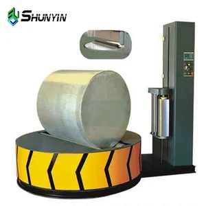 Automatic toilet paper single roll packing/paper roll reel stretch wrapping machine