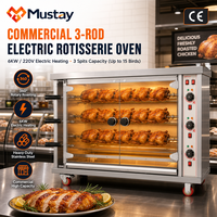 Rôtissoire Commerciale à Gaz pour Poulets, 6 Niveaux, Verticale, en Acier Inoxydable, pour Grillades de Volailles en Restaurant