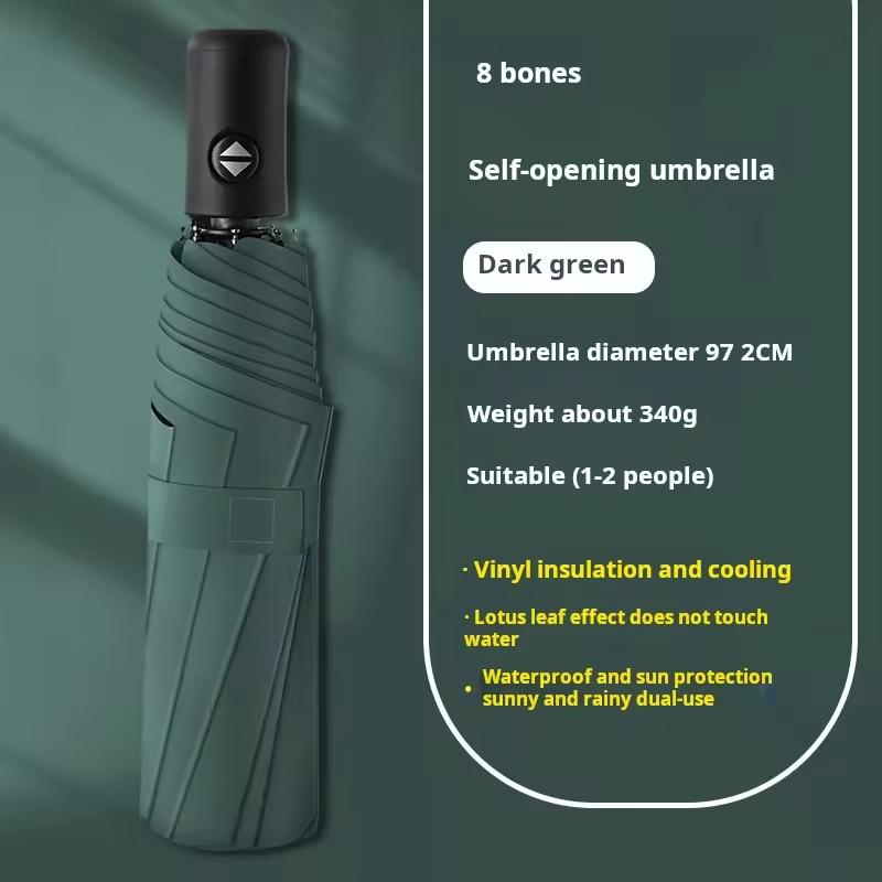 Parapluie automatique 8K (Vert)