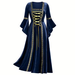 ชุดเดรสวินเทจชุดเดรสยาวสไตล์ย้อนยุคสำหรับงานเฉลิมฉลองยุคกลาง - Product Image 2