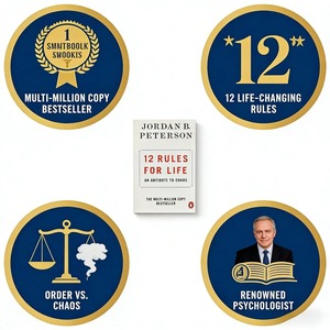 12 regole per la vita di Jordan <span class=keywords><strong>B.</strong></span> Peterson, Principi di vita senza tempo, benessere mentale, sviluppo personale, libro da leggere - Product Image 2