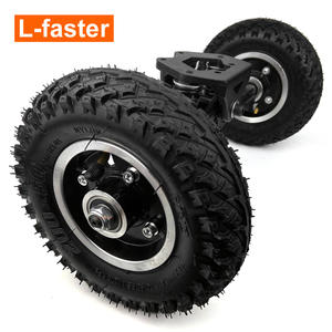 8 بوصة الطرق الوعرة عجلات الجبلية لوح التزلج شاحنة مجلس كيت مكونات لوحة 200X5 0 عجلة هوائية ل الكهربائية لوح التزلج - Product Image 5