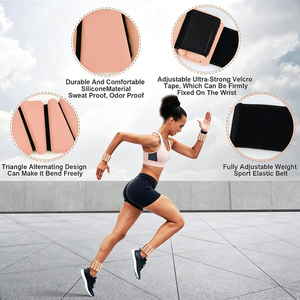 Pesi da Polso e Caviglia in Silicone Ecologici, Braccialetti Ponderati Indossabili <span class=keywords><strong>per</strong></span> <span class=keywords><strong>Allenamento</strong></span> di <span class=keywords><strong>Forza</strong></span>, Bande Ponderate Regolabili <span class=keywords><strong>per</strong></span> Donne - Product Image 3
