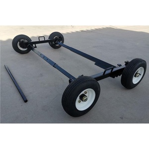 Chariot de remorquage auxiliaire pour véhicules lourds avec grandes roues, accessoires et <span class=keywords><strong>pièces</strong></span> arrière pour camions de dépannage - Product Image 1