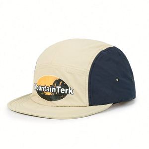 ผลิตหมวกแก๊ปแบบสั่งทำพิเศษ หมวกกีฬาแห้งเร็ว หมวกแคมป์ปิ้ง หมวกเบสบอลทรง 7 แผง ปีกแบน - Product Image 3
