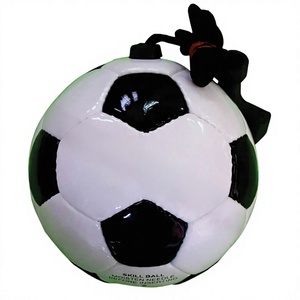 Ballon de football personnalisé en PVC à haute rétention d'air 2025 Taille officielle Logo durable Imprimé Classique pour Adultes Enfants Ballon de compétence sportive - Product Image 1