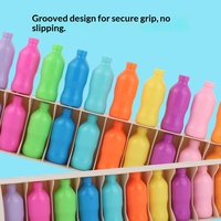 Jeu de bouteilles en plastique amusant pour enfants, jeu de mémoire des couleurs, jeu de correspondance des boissons, exercice tactile, jouets éducatifs pour le cerveau