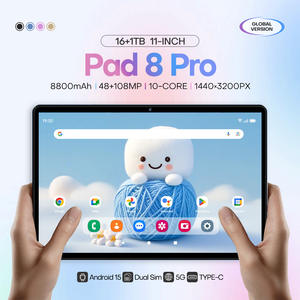 แท็บเล็ตพีซีสำหรับธุรกิจ ขนาด 11 นิ้ว รุ่น Pad 8 Pro หน้าจอแบบ Capacitive Octa Core รองรับซิมคู่ รองรับหลายภาษา ระบบปฏิบัติการ Android ชิปเซ็ต MTK6797 รองรับ 5G - Product Image 4