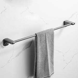 Bathroom Accessories Towel <strong>Rack</strong> Shelf Holder <strong>Black</strong> OEM Sale <strong>Bath</strong> Wall Mounted Towel Bar Fashion Towel <strong>Rack</strong> - Product Image 3