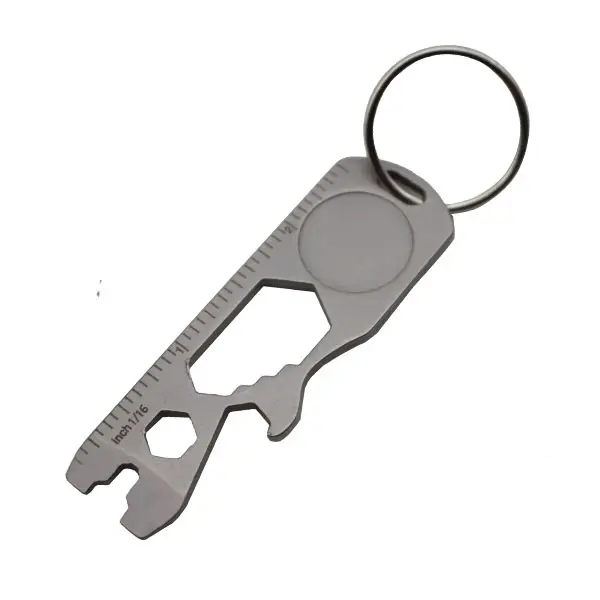 Pocket stainless steel edc multi tools keychain