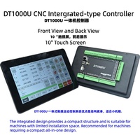 Contrôleur CNC intégré DT1000U 3/4/5 axes avec écran tactile industriel 10 pouces, sortie d'impulsions 1 MHz, prend en charge l'ATC, le Wi-Fi et la transmission Ethernet