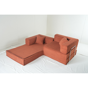<span class=keywords><strong>2025</strong></span> chân không nén xương Sofa giường Trung Quốc Phật Sơn bọt nhà máy OEM ODM nhà sản xuất tải 264 cái nhung Teddy sofa - Product Image 2