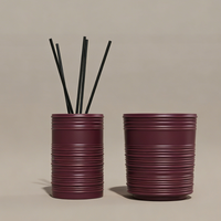 Bocaux à bougies en céramique vides de qualité supérieure, en gros, avec taille et logo personnalisables, et manchon d'emballage pour la décoration intérieure