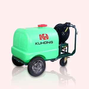 KUHONG 12.6L / min Hidrolavadora 세차 탱크 가솔린 가스 힘 Engline 세탁기술자 기계 냉수 고압 세탁기