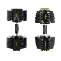 Haltères réglables intelligents à poids variable pour l'entraînement des biceps, équipement de musculation et de fitness, échange rapide automatique des plaques en acier