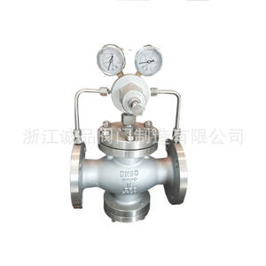 Vanne de compresseur d'air haute pression résistante à la corrosion YK43F-16, vanne de réduction de pression à piston pilotée par pilote - Product Image 2