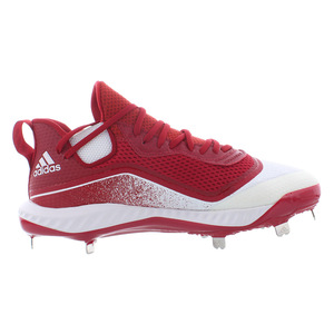 Chaussures de football pour hommes Adidas Icon V Bounce NCAA, couleur rouge/blanc |   100% authentique - Product Image 3