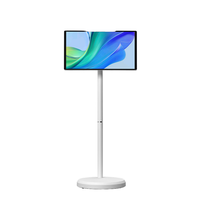 Android TV Pintar 32 Inci 2K/4K Layar Sentuh Kapasitif 10 Titik, Daya Tahan Baterai Lama, Portabel untuk Penggunaan di Toko Ritel, Penunjuk Arah, dan Pendidikan