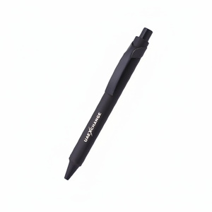 Bolígrafo de metal negro personalizado para escuelas, hoteles, oficinas, estudiantes, profesores y personal, suministros de oficina impresos con logotipo - Product Image 1