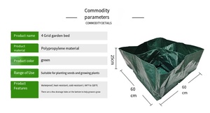 Convenience Planting Divider Bag Grid Garden <b>Bed</b> Combined Convenient Polyester and Fabric Material - Product Image 3