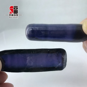 바이푸 주얼리 60 #   61 #   합성 실험실 재배 보라색 쿤자이트 코런덤 원석 - Product Image 1