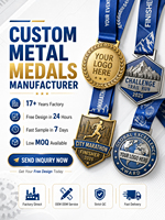 Fabricant de médailles et de trophées de football personnalisés, trophée de récompense de football, logo personnalisé, alliage de zinc/laiton, moulage sous pression, fournisseur OEM ODM