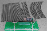Invernadero de Túnel para Cultivo, Invernadero de Arco Simple, Invernadero para Cultivo de Pasatiempo, Invernadero de Jardín 800x300x200