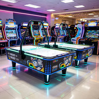 Table de hockey sur air commerciale SOONUOO 2 joueurs, équipement de jeu d'arcade à monnayeur pour centre de divertissement intérieur, certifiée CE, direct usine