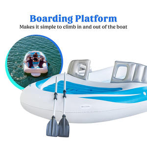 Bote Inflable de PVC para 6 Personas, de Lujo, para Entretenimiento, Ocio, Fiestas, Cruceros, Isla Flotante - Product Image 4