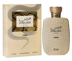 Parfum Hawas Viper pour homme 100 ml, senteur boisée, longue tenue - Product Image 1
