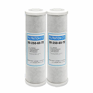 Cartouche de filtre à eau Udf 10 pouces, charbon actif Udf pour système d'osmose inverse, filtration haute efficacité - Product Image 4