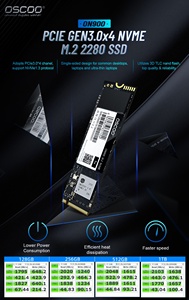 Nvme M2 SSD trường hợp PCIe 3*4 2280 trạng thái rắn ổ đĩa cứng 256GB để 1TB máy tính nội bộ linh kiện cho máy tính xách tay Sata PC bộ phận - Product Image 5