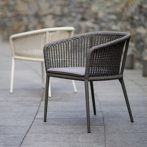 Cuerda al aire libre tejido mesa larga patio jardín ocio muebles Hotel Patio impermeable Mesa balcón mesas y sillas - Product Image 5