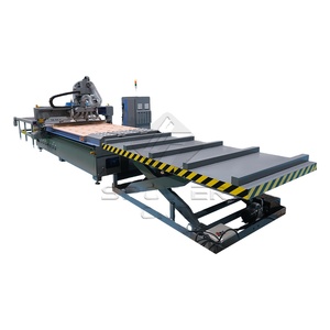 Machine de découpe et de gravure CNC à chargement et déchargement automatiques ATC pour le travail du bois, idéale pour les meubles et armoires - Product Image 2