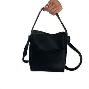 Bolso de PU informal simple de colocación diaria, bolsos de mano para mujer, logotipo personalizado, bolso de hombro para mujer - Product Image 1