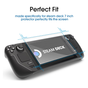 Fabricant OEM ODM, protecteur d'écran en verre trempé HD transparent pour console de jeu Steam Deck, film protecteur d'écran anti-rayures - Product Image 4