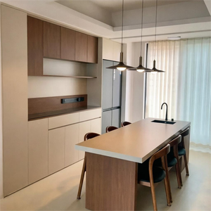 Fabricant d'armoires de cuisine sur mesure d'usine du Shandong avec 8 ans d'expérience, unités de cuisine compactes tout-<span class=keywords><strong>en</strong></span>-un mobiles <span class=keywords><strong>en</strong></span> 3 pièces - Product Image 4