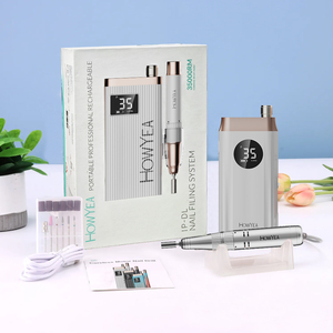 HOWYEA 35000RPM Wireless Nail Drill Machine Rechargeable Professional <strong>E</strong> <strong>File</strong> for Salon Manicure Wholesale - Product Image 1