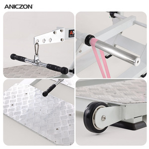 เครื่องฝึกสควอท Aniczon รุ่น F216 สีขาวชมพู อุปกรณ์ยกน้ำหนักแบบพกพาสำหรับบริหารต้นขาและสะโพก - Product Image 5