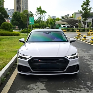 Calandre ronde en chrome et maille noire, accessoire de voiture pour <span class=keywords><strong>Audi</strong></span> A7 et <span class=keywords><strong>S7</strong></span>, modèle C8 <span class=keywords><strong>s7</strong></span>, 2019, 2020, <span class=keywords><strong>2021</strong></span>, 2022 - Product Image 4