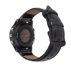 <span class=keywords><strong>Correa</strong></span> de Cuero Genuino de 26 mm Compatible con <span class=keywords><strong>Garmin</strong></span> Fenix 7X 7S, <span class=keywords><strong>Correa</strong></span> de Liberación Rápida para Fenix 3 60S <span class=keywords><strong>935</strong></span> - Product Image 6