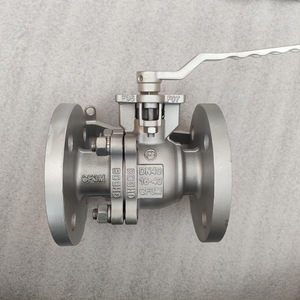 Válvula de bola de acero inoxidable manual flotante de dos vías con sello suave y brida para alta temperatura, corte de flujo, de fábrica - Product Image 5