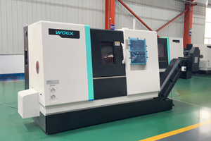 Gl560 <span class=keywords><strong>CNC</strong></span> nghiêng giường quay Máy tiện với fanuc điều khiển nhiệm vụ nặng nề tự động ngang đơn trục chính Điều kiện Mới - Product Image 3